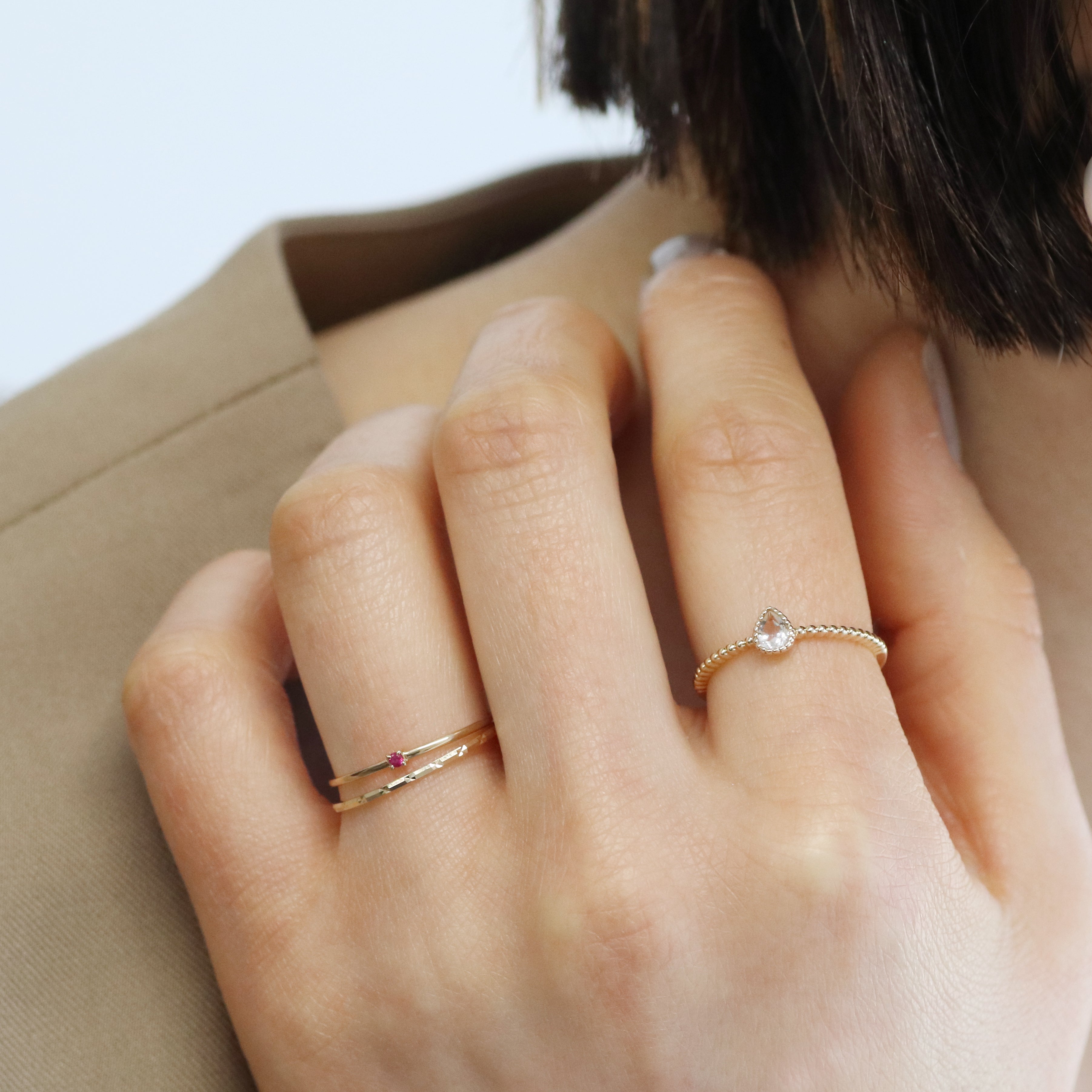 7月の誕生石 ルビーのリングコーディネート – COLETTE GIFT