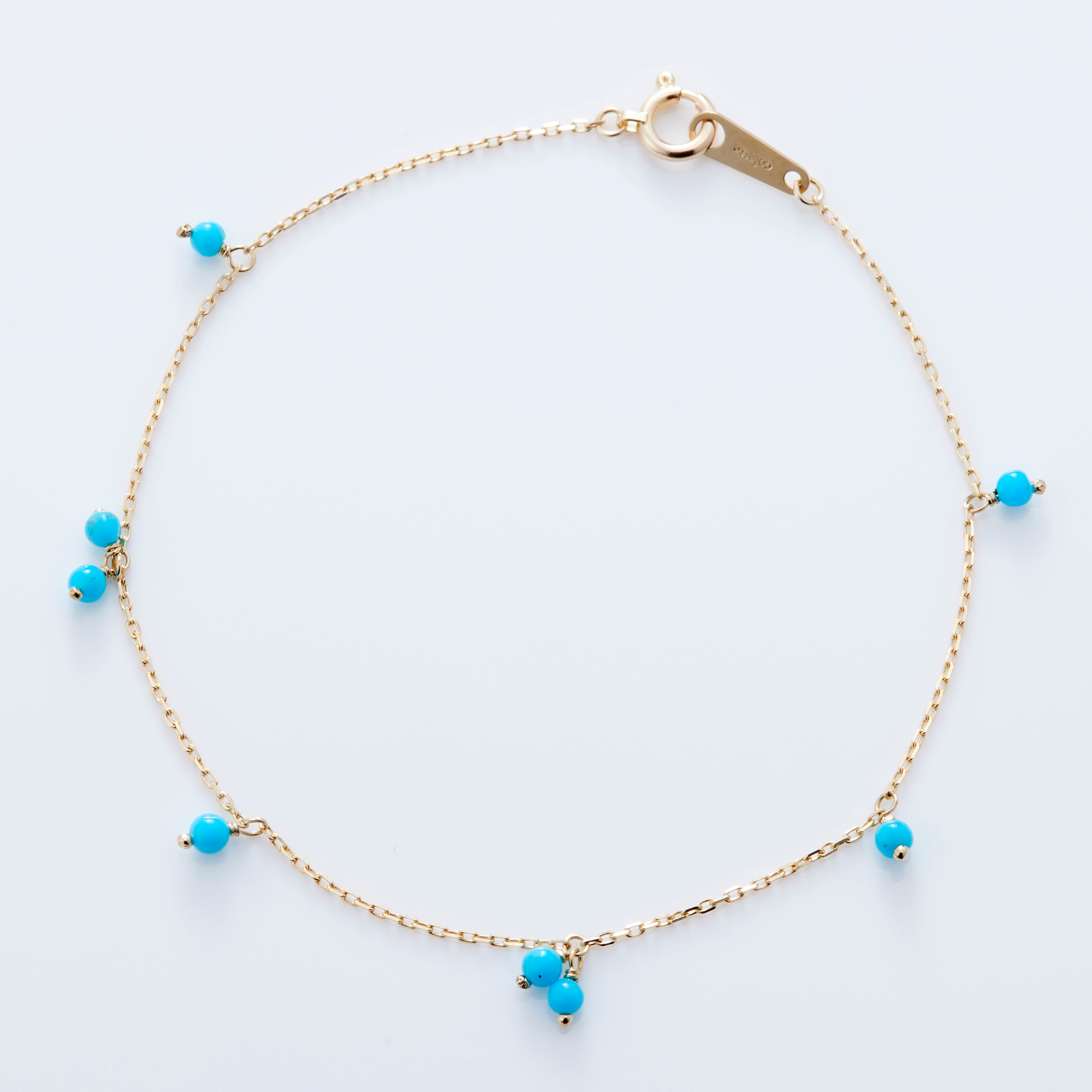 K10YG ターコイズ エミリー ブレスレット – COLETTE GIFT