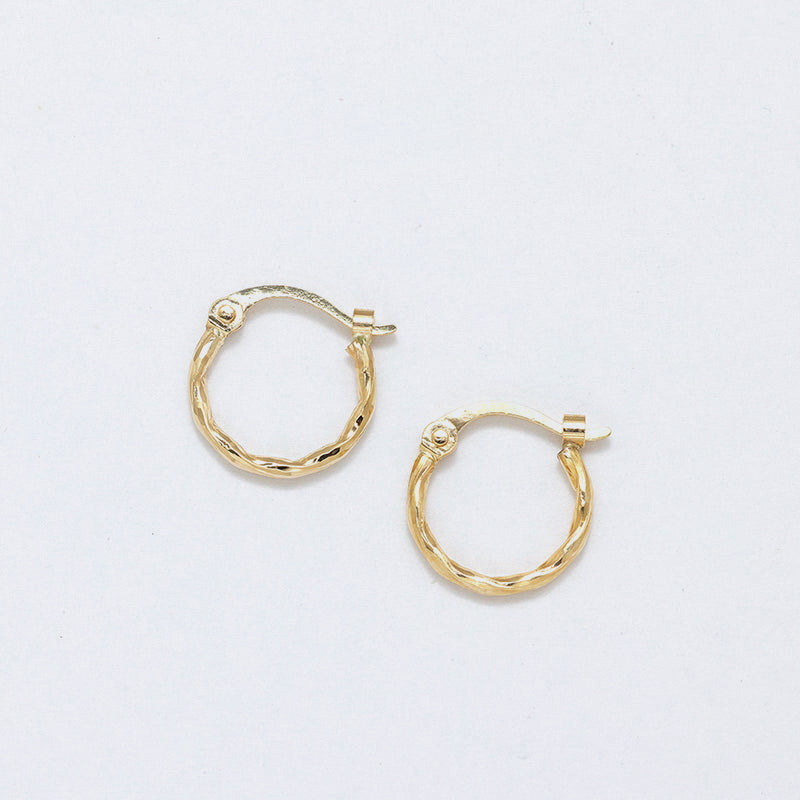 K10YG クロエ フープ ピアス（S） – COLETTE GIFT