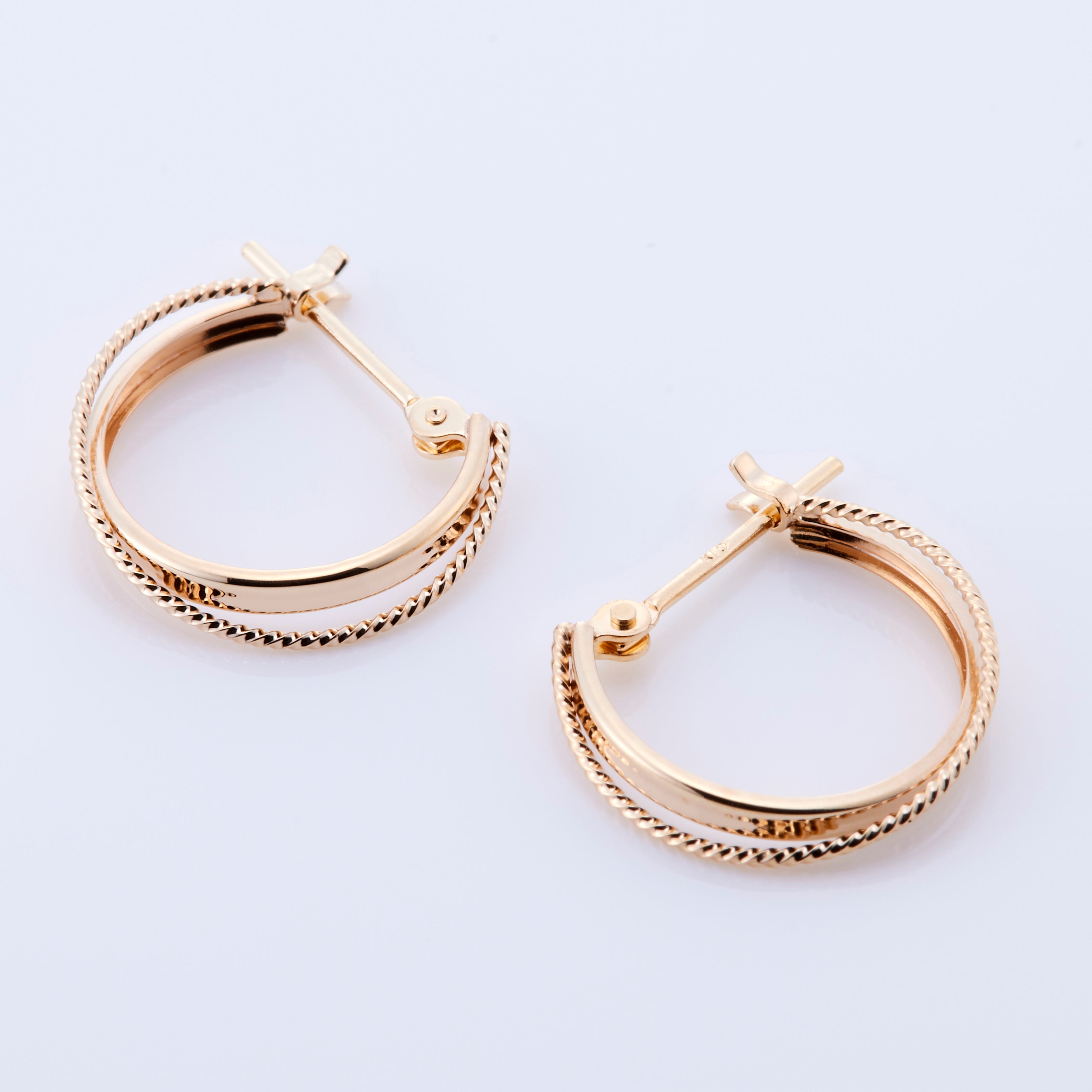 K10YG 2連 フープピアス – COLETTE GIFT