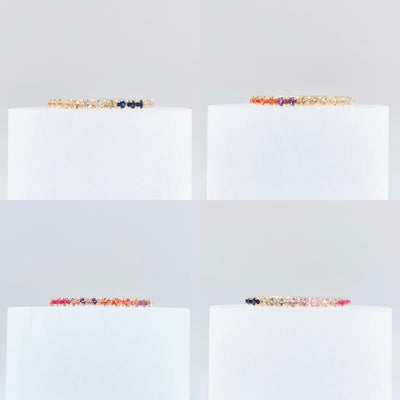 【Premium Ring】360度、ドラマチック。マルチカラーサファイアの限定エタニティリング