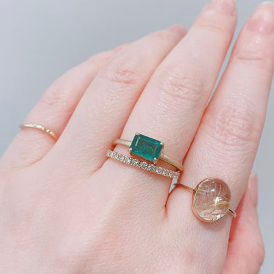 春の指先を彩る、3つのリングレイヤード・ストーリー