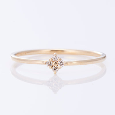 4月の誕生石ダイヤモンドは“はじめての1本”がちょうどいい。リング＆ピンキーリングで日常に小さな強さを