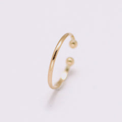 K10YG Ear Cuff Plain S