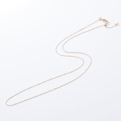K10YG ボールチェーン ネックレス 45cm