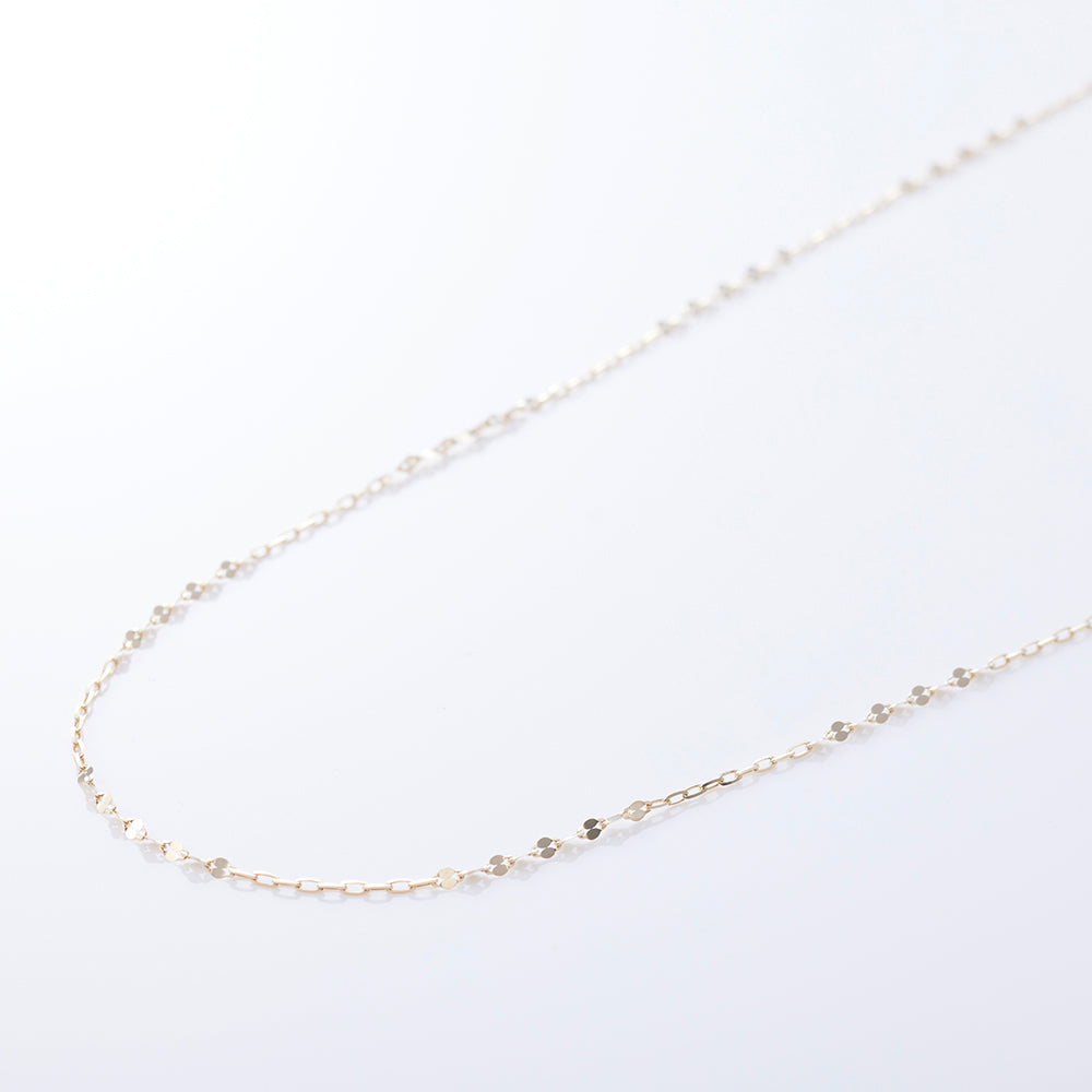 K10YG マチルダ×エレアチェーン ロングネックレス 60cm