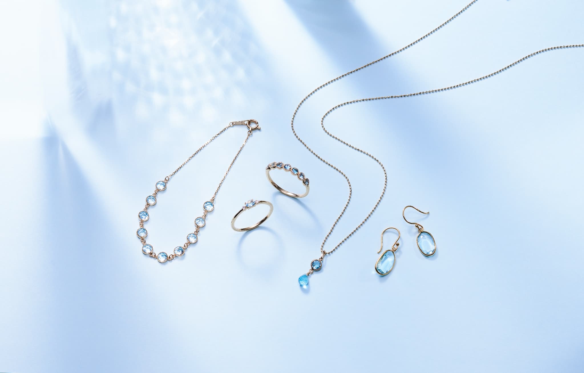 国内発送 水晶 ネックレス 箱付き コスチュームジュエリー S