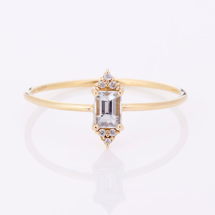 K18YG ダイヤ リング