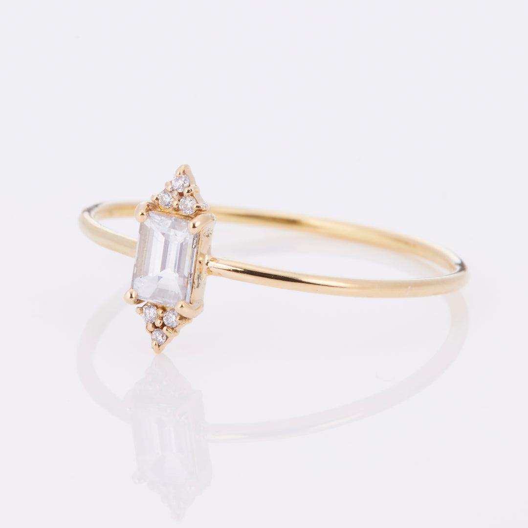 K18YG ダイヤ リング