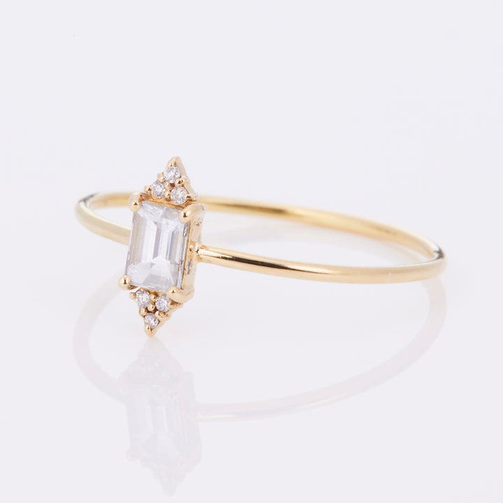 K18YG ダイヤ リング