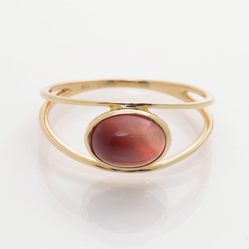 K10YG Andesine Eye Ring