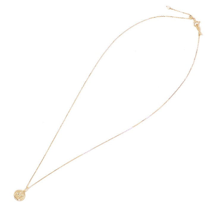 K10YG コインモチーフ ペンダントトップ（S）