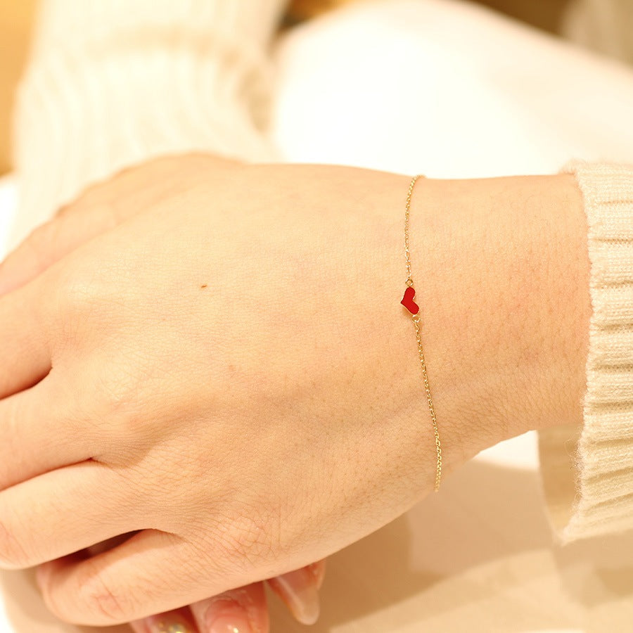 再入荷】K10YG ミラ ハート ブレスレット – COLETTE GIFT