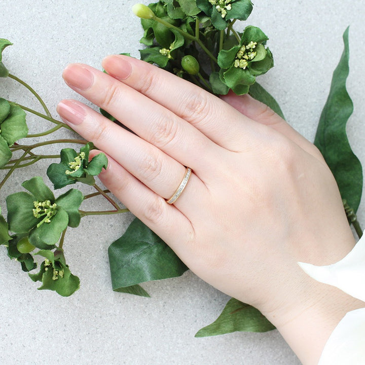 マリッジ パルミエ プラチナ×ゴールド  Lady’s