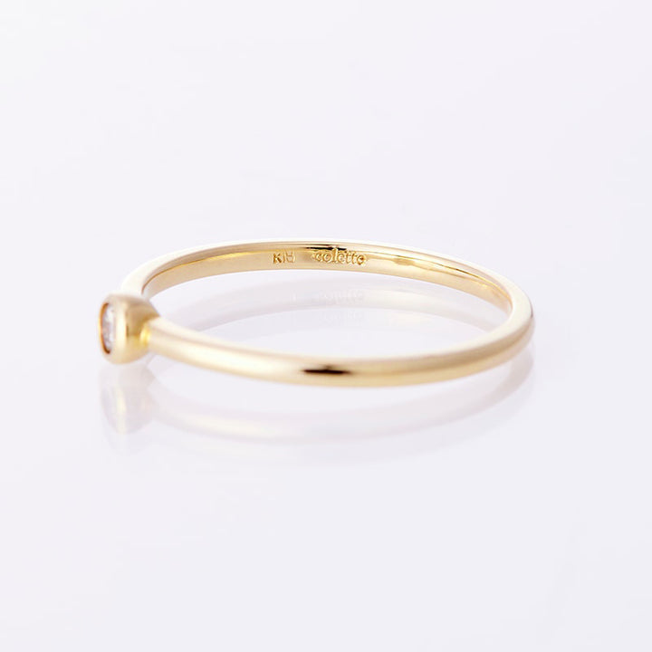K18YG 1 Diamond Julietta Ring