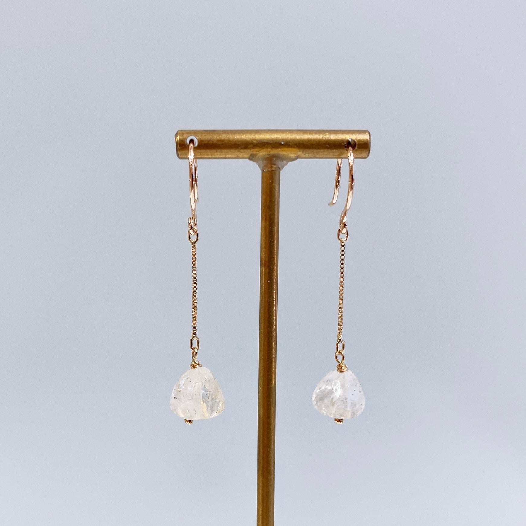 K10YG ルチルクォーツ ショート ピアス – COLETTE GIFT