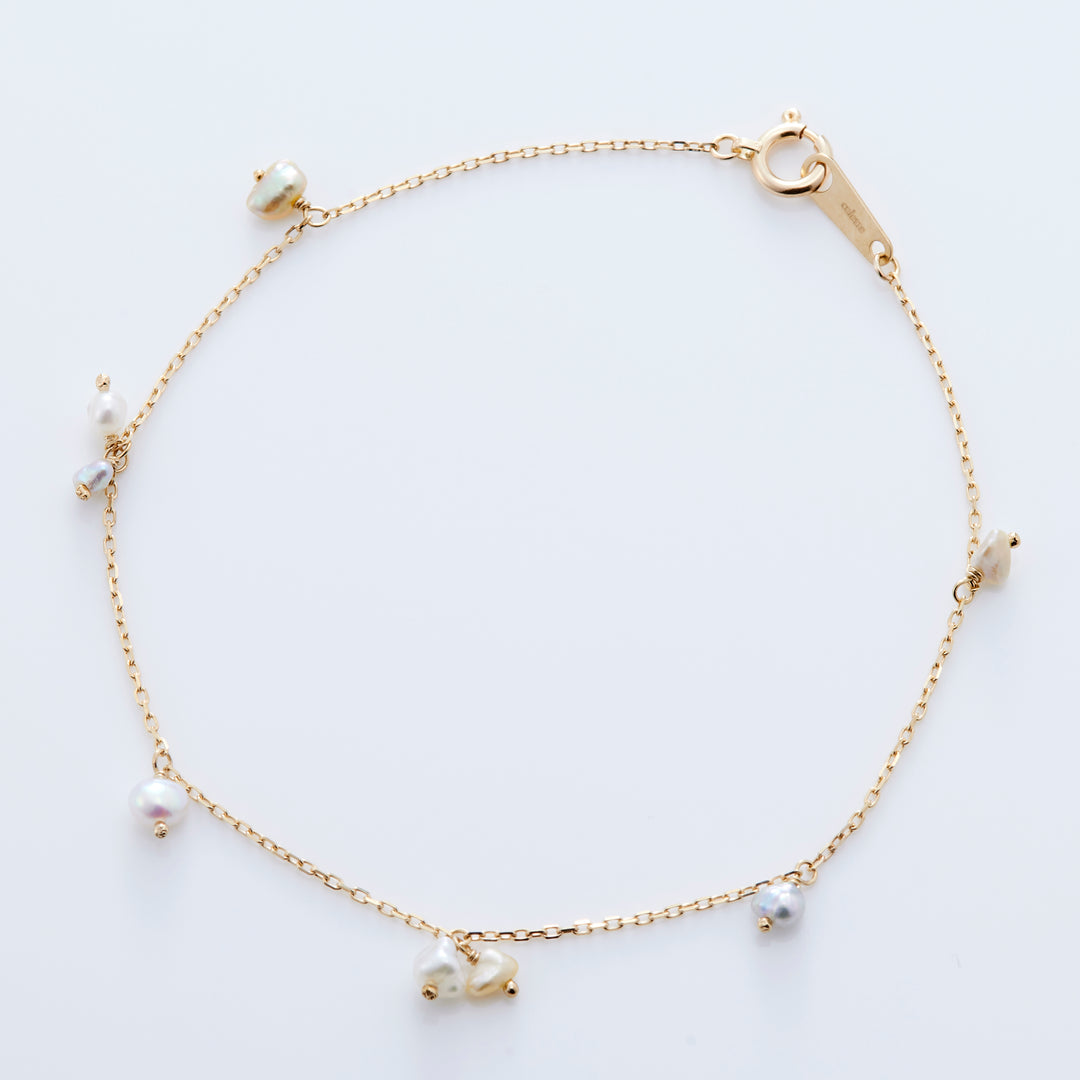 K10YG アコヤ ケシパール エミリーブレスレット