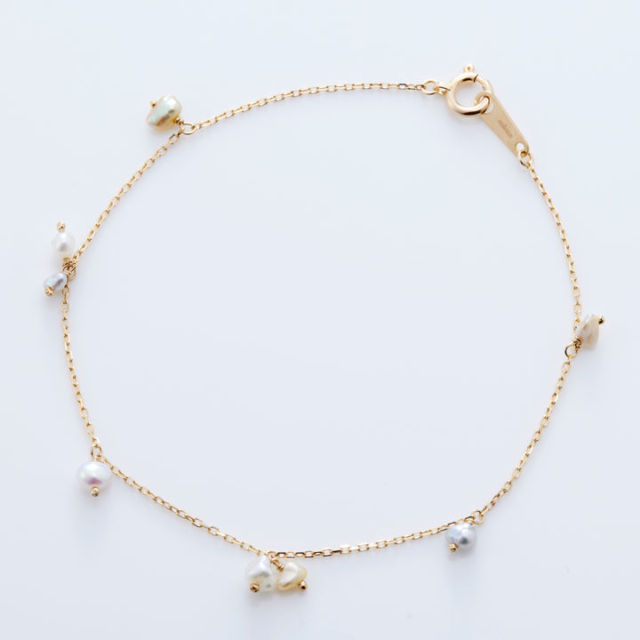 K10YG アコヤ ケシパール エミリーブレスレット