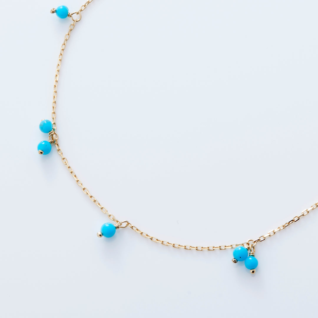 K10YG ターコイズ エミリー ブレスレット