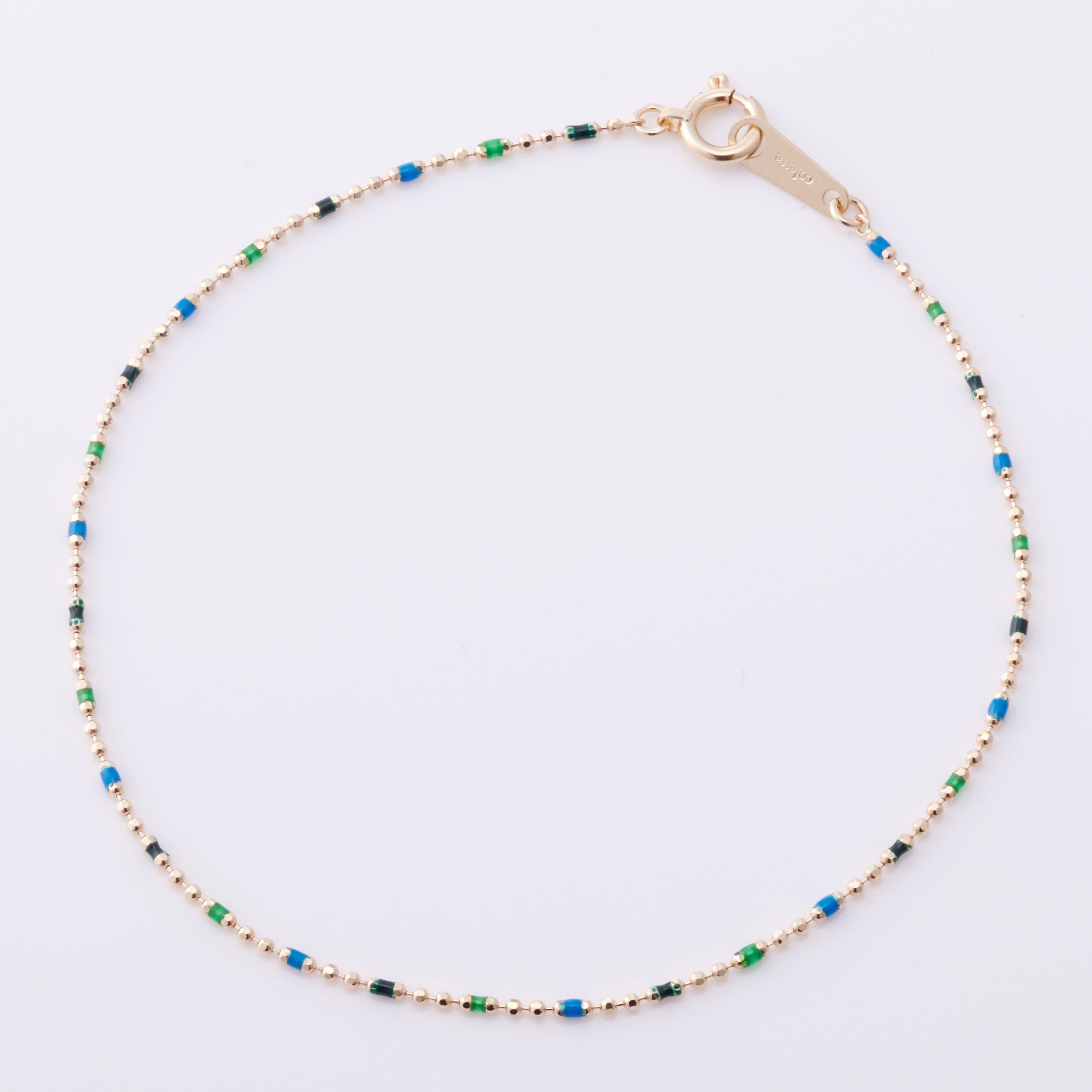 COLETTE K10ボールチェーンブレスレット K10ボールチェーンセンター ブレスレット（ブレスレット