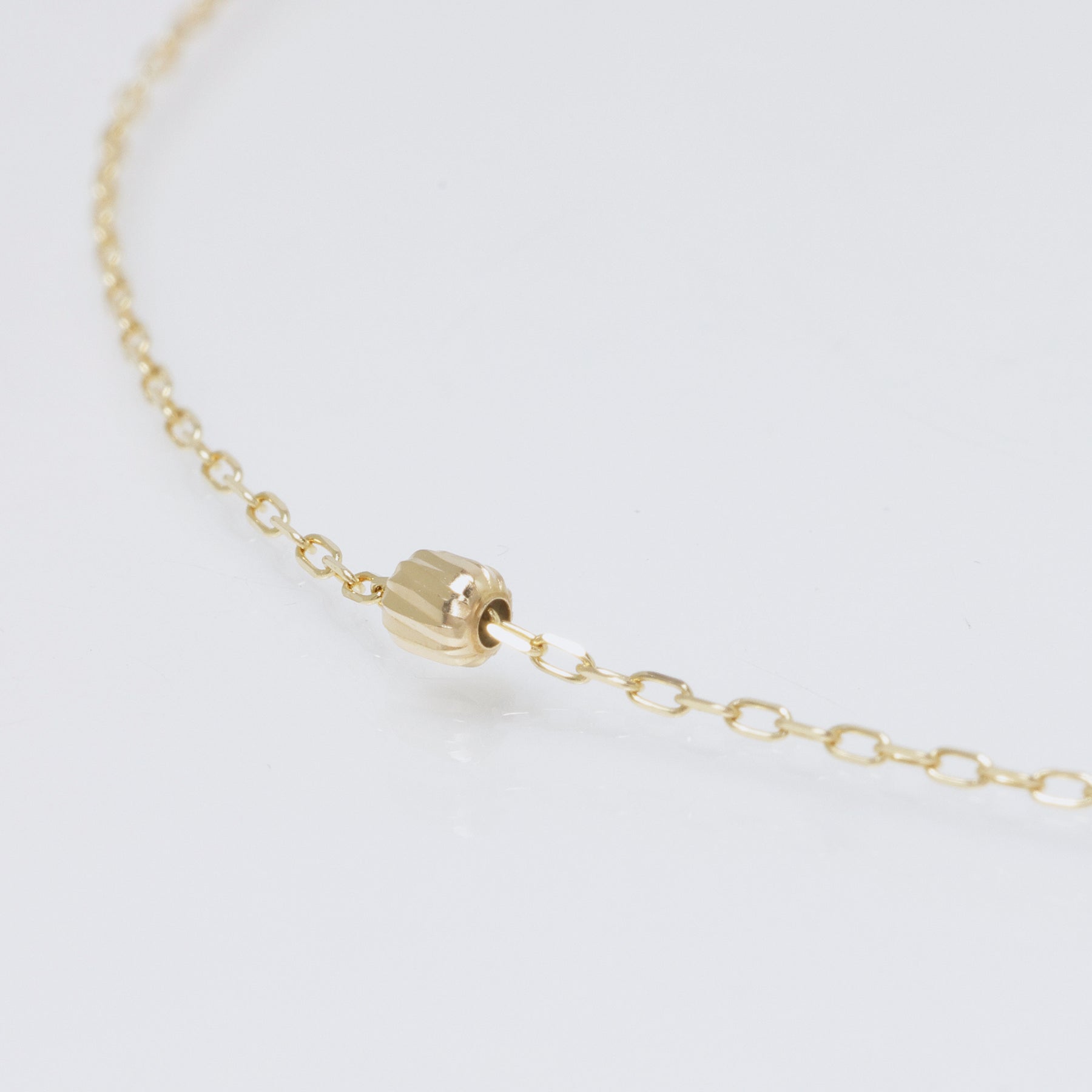 K10YG ボールブレスレット K10YG 1粒 ストライプボール チェーン ブレスレット – COLETTE GIFT