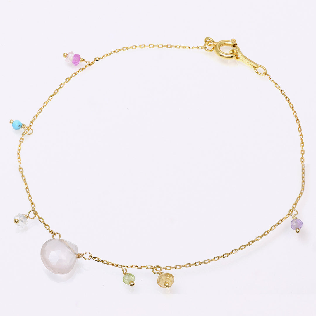 SV925 ブーケ ブレスレット（ゴールド）