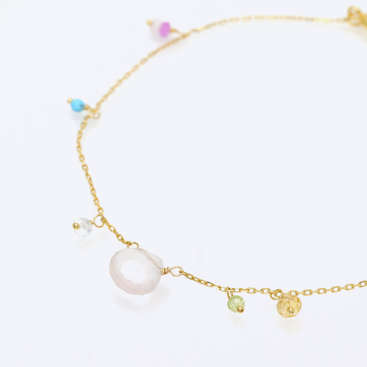 SV925 ブーケ ブレスレット（ゴールド）