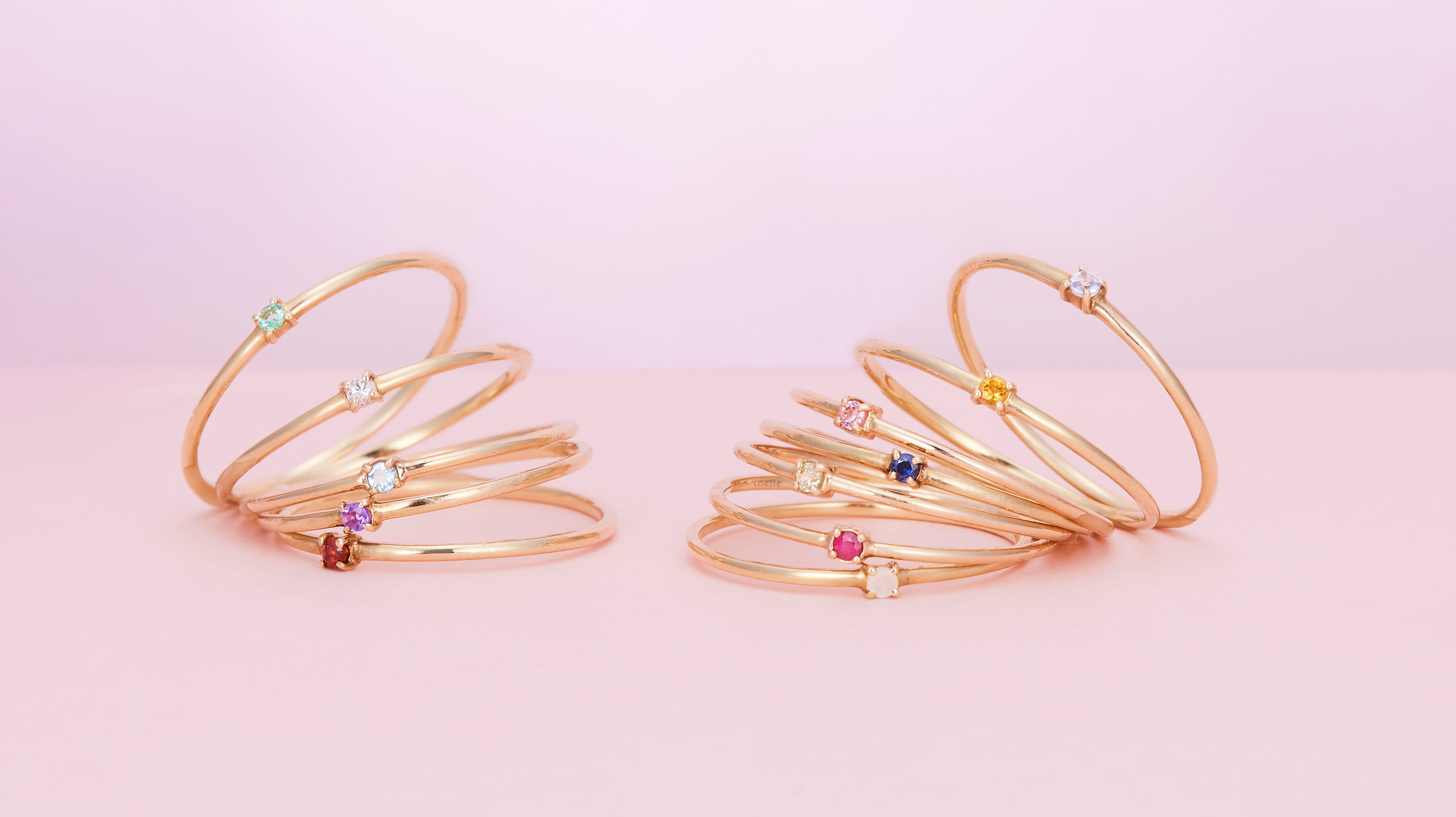 誕生石ジュエリーのリングや指輪、ネックレスならコレットギフト