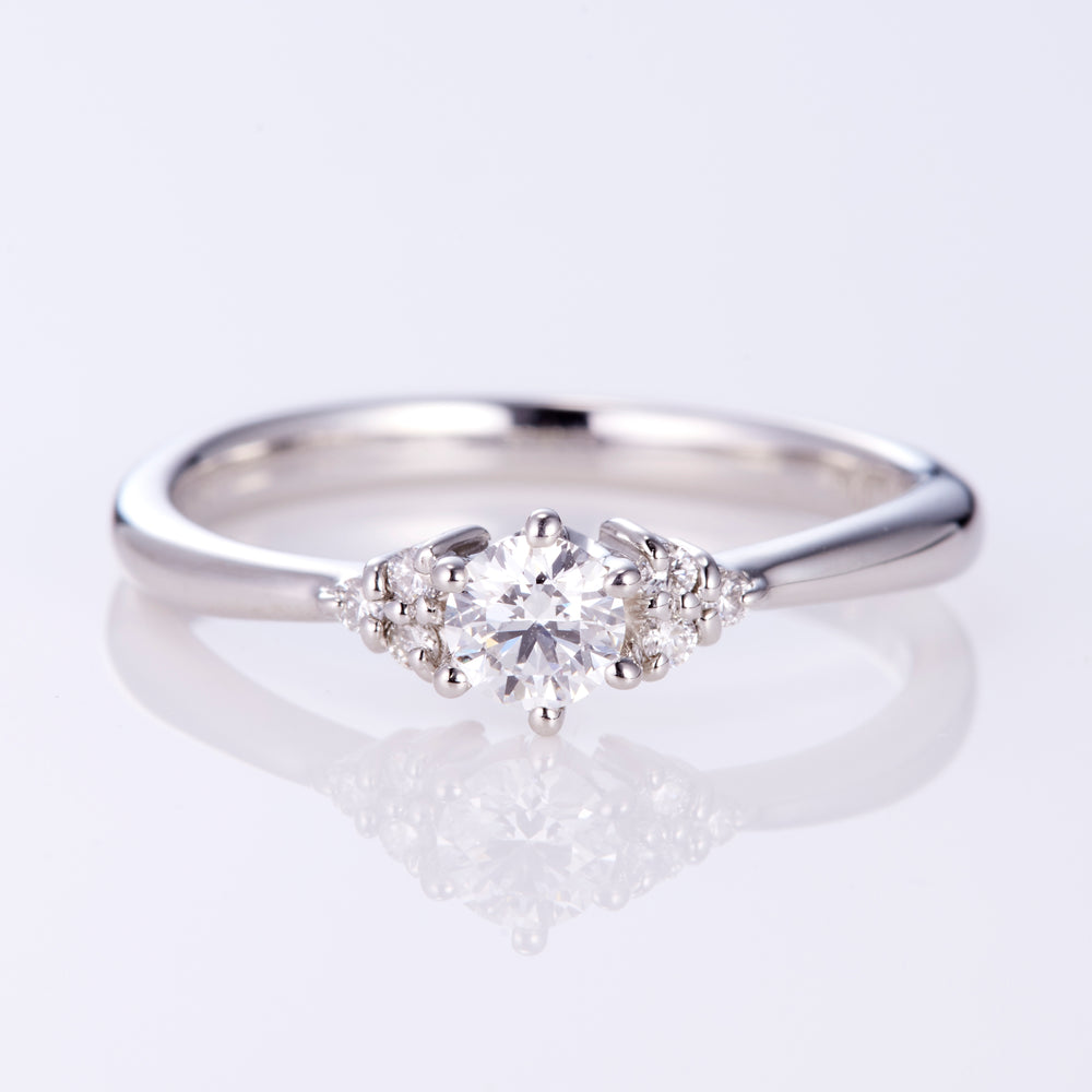 Amaranth engagement ring [0.26ct]