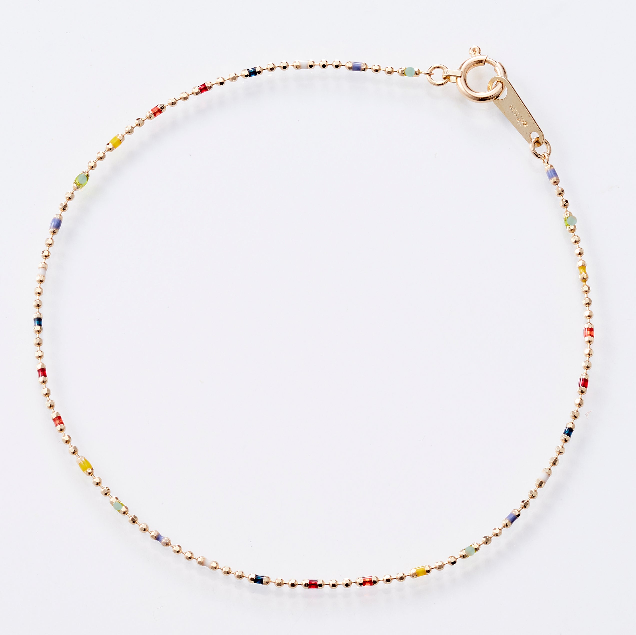 K10YG ボールブレスレット K10YG ルミネ ボールチェーン ブレスレット イリス – COLETTE GIFT