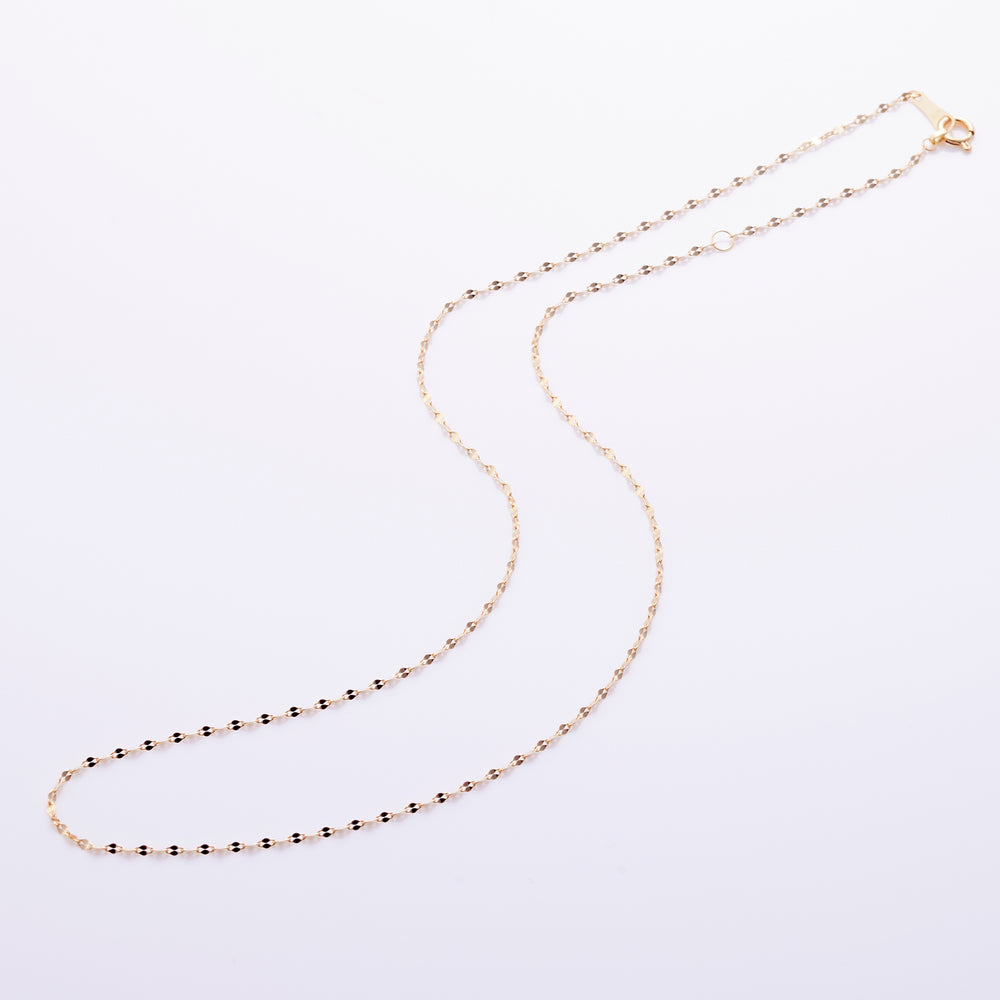 K18YG Elea Chain Necklace 40cm