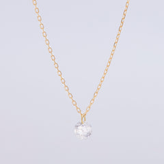 K18YG ダイヤ ブリリアント カット ネックレス（0.36ct）
