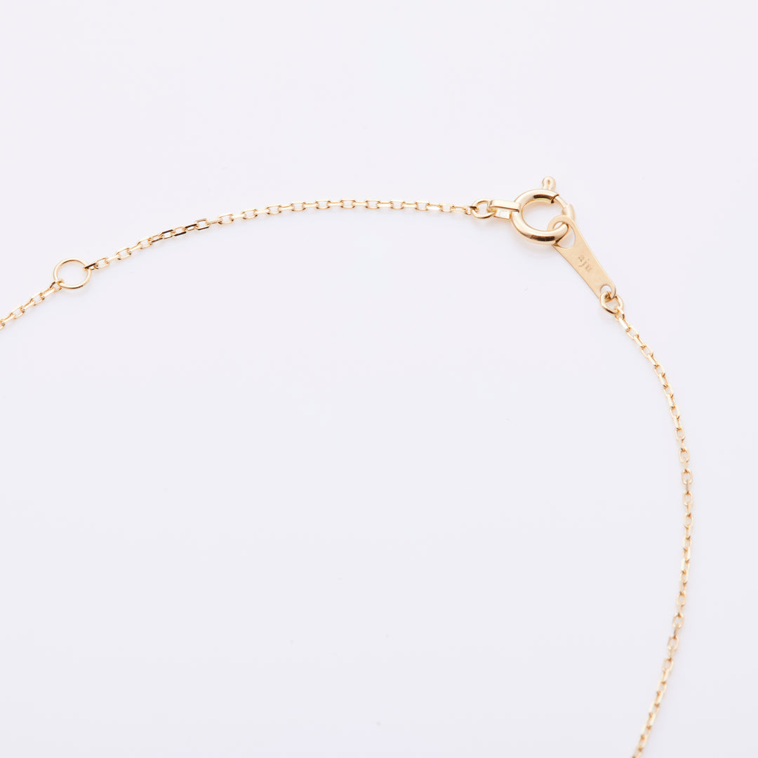 K18YG ダイヤ ブリリアント カット ネックレス（0.36ct）