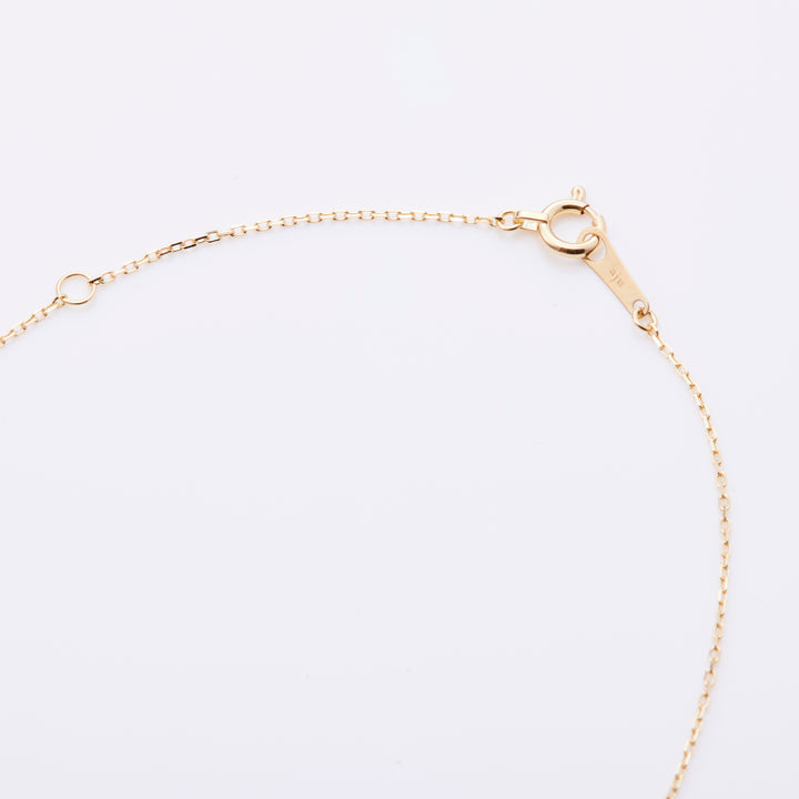 K18YG ダイヤ ブリリアント カット ネックレス（0.36ct）