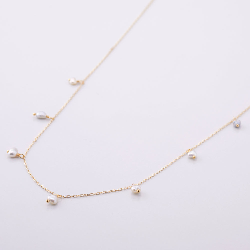 K10YG アコヤ ケシパール ネックレス