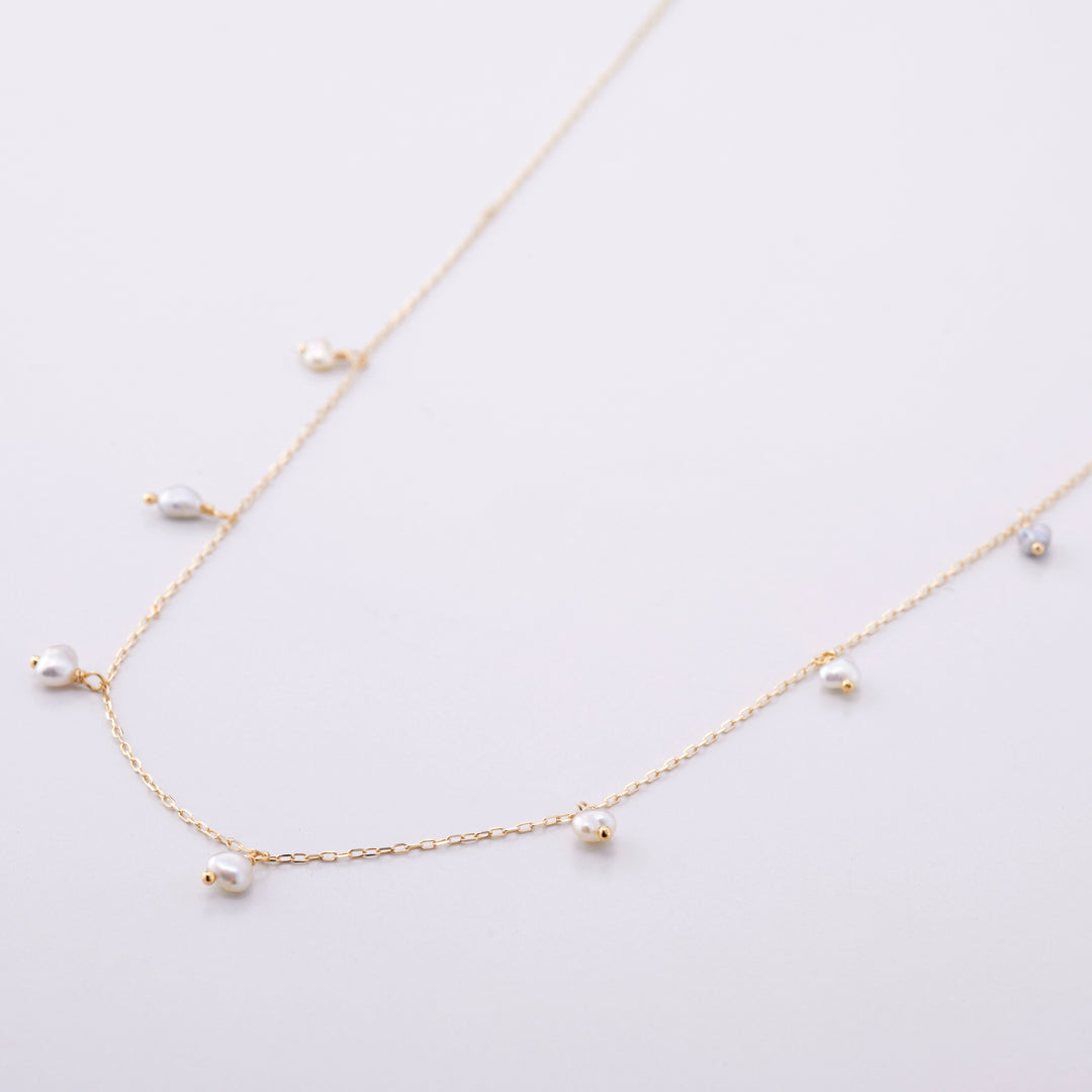K10YG アコヤ ケシパール ネックレス