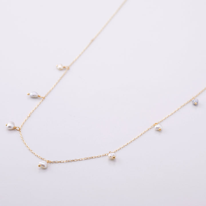 K10YG アコヤ ケシパール ネックレス
