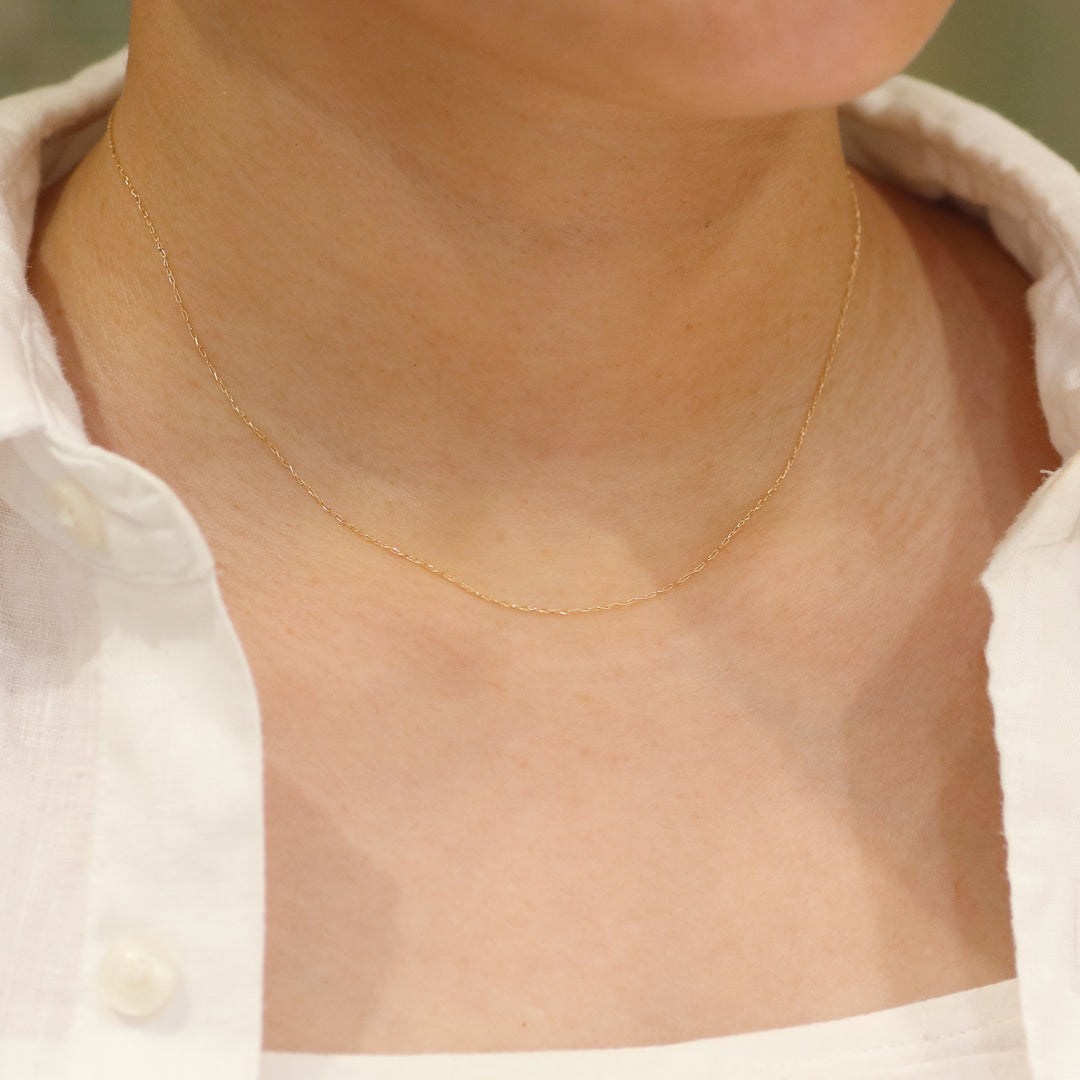 K18YG Fine Chain Necklace