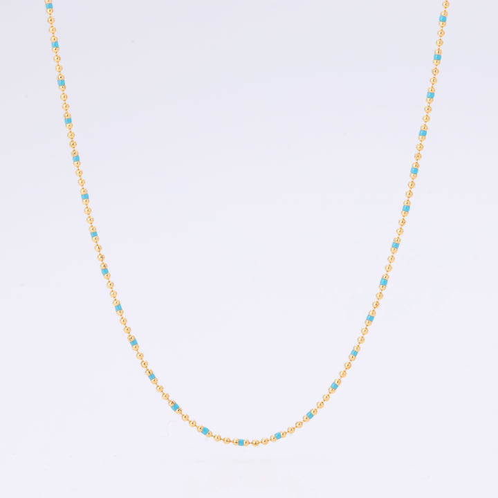 ルミネ ネックレス 3月 アクア ブルー