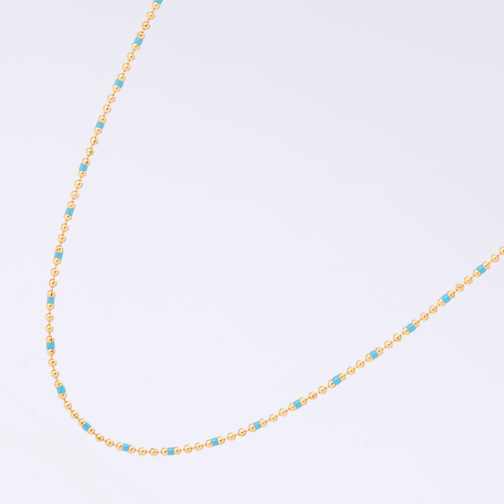 ルミネ ネックレス 3月 アクア ブルー