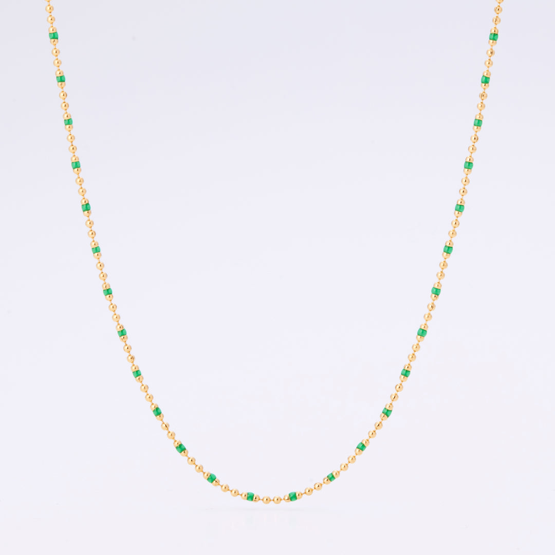 ルミネ ネックレス 5月 グリーン