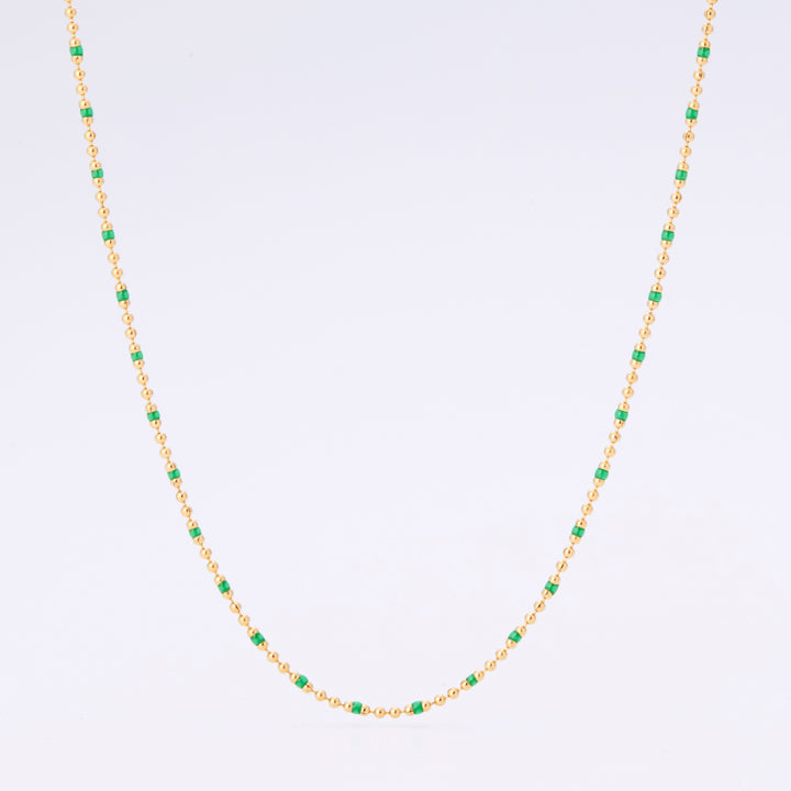 ルミネ ネックレス 5月 グリーン