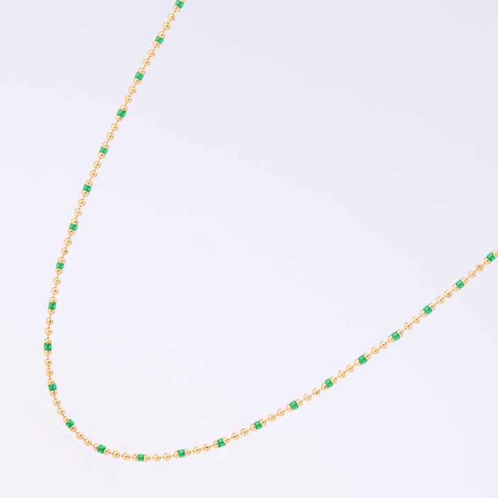 ルミネ ネックレス 5月 グリーン