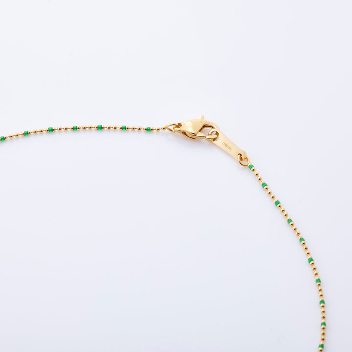 ルミネ ネックレス 5月 グリーン