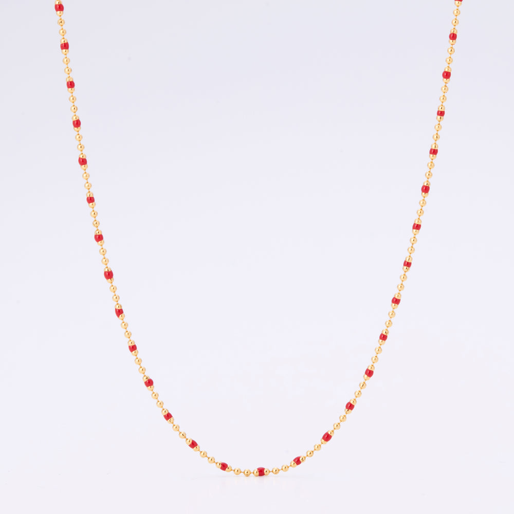 Lumine Necklace July Red
