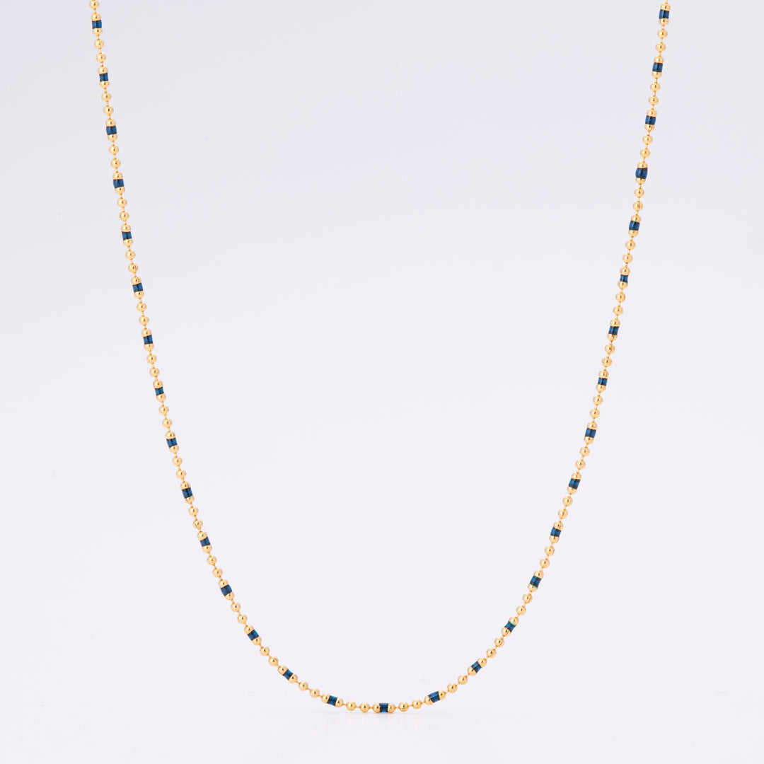 ルミネ ネックレス 9月 ネイビー