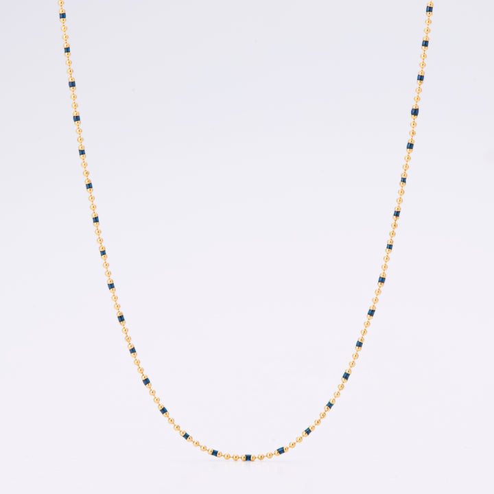 ルミネ ネックレス 9月 ネイビー