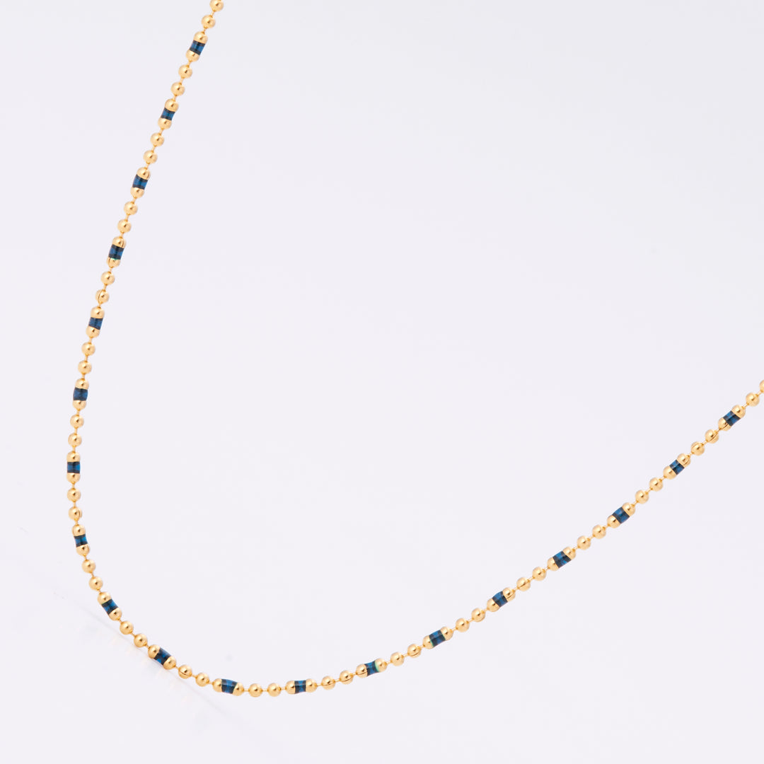 ルミネ ネックレス 9月 ネイビー