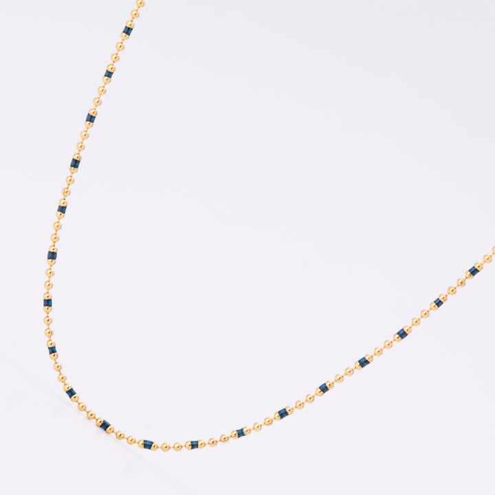 ルミネ ネックレス 9月 ネイビー