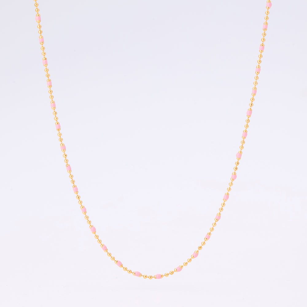 Lumine Necklace October Pink
